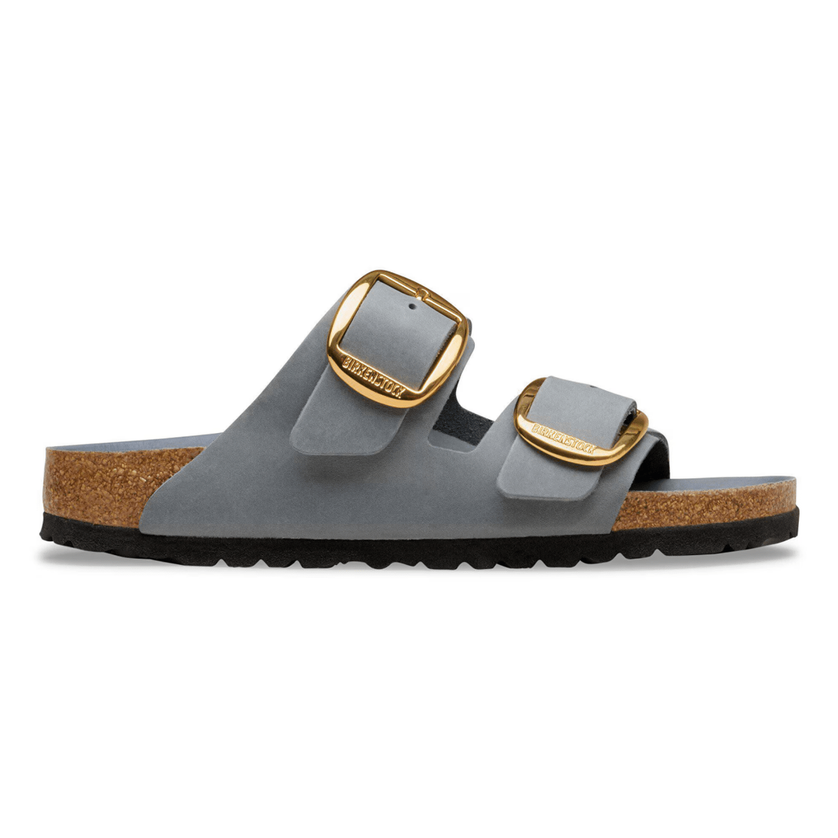 Birkenstock Women's Arizona Big Buckle Oiled Leather Basalt Grey