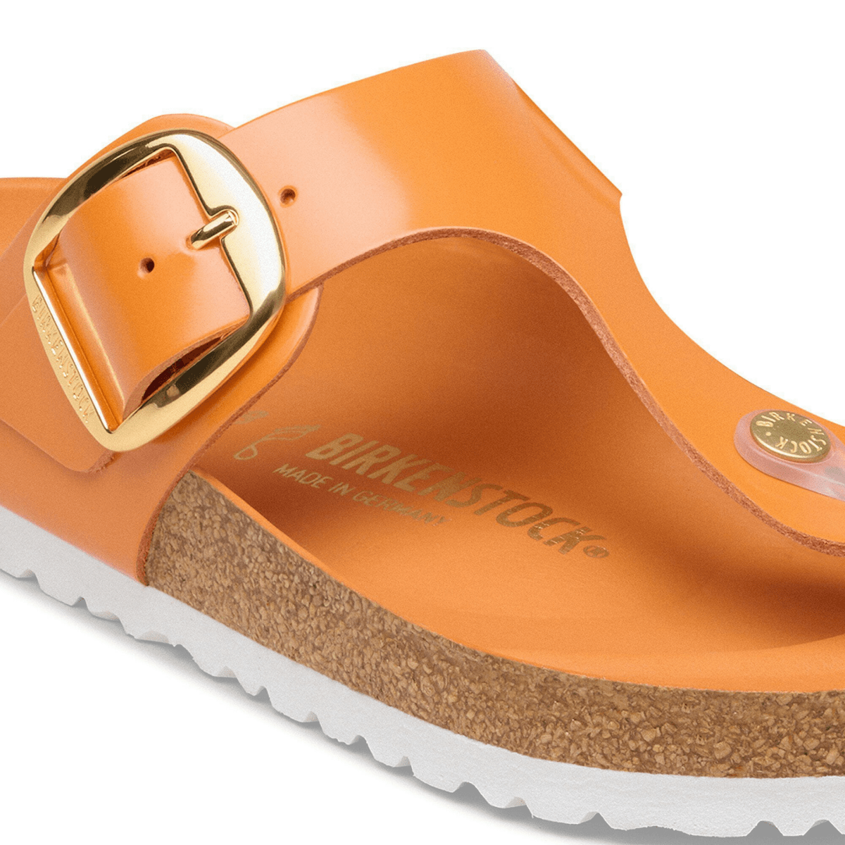 Birkenstock Women's Gizeh Big Buckle High-Shine Kurkuma
