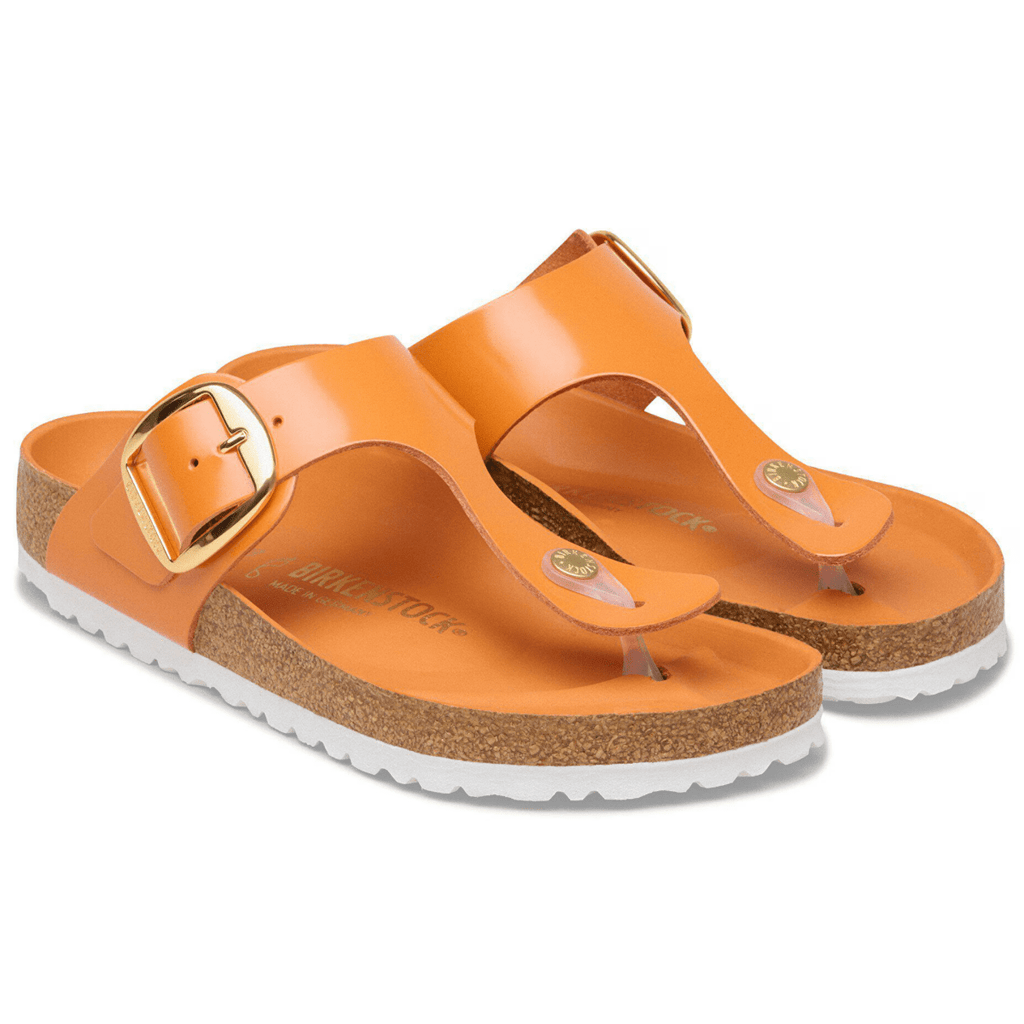 Birkenstock Women's Gizeh Big Buckle High-Shine Kurkuma